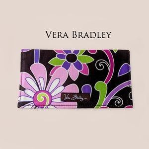 Vera Bradley Purple Punch Checkbook Wallet NOWT